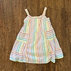 Girls Cat & Jack Rainbow Stripe Dress